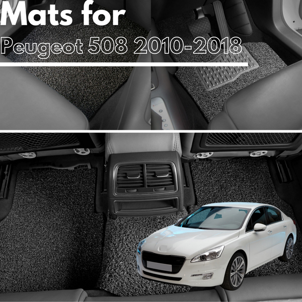 for Peugeot 508 2010-2018, Premium Car Floor Mats