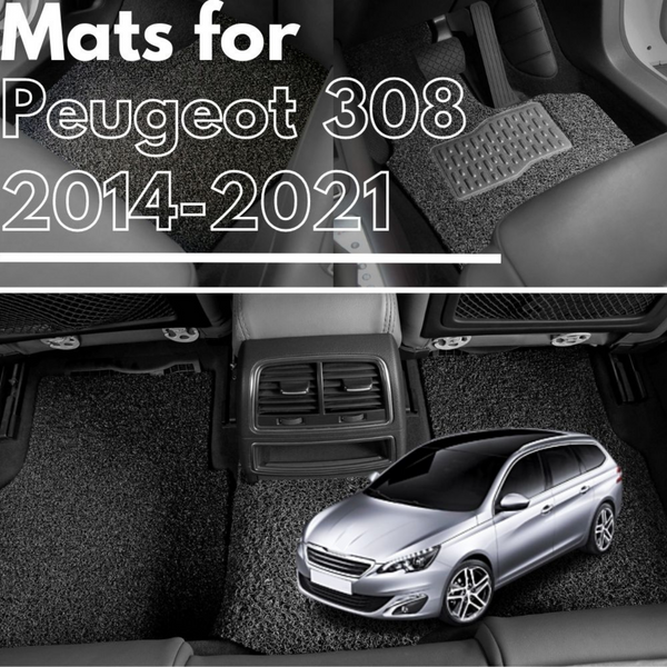 for Peugeot 308 Hatch (T9)2014-2021, Premium Car Floor Mats