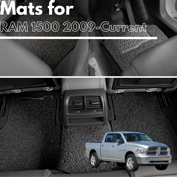 for RAM 1500 (DS)2009-Current, Premium Car Floor Mats