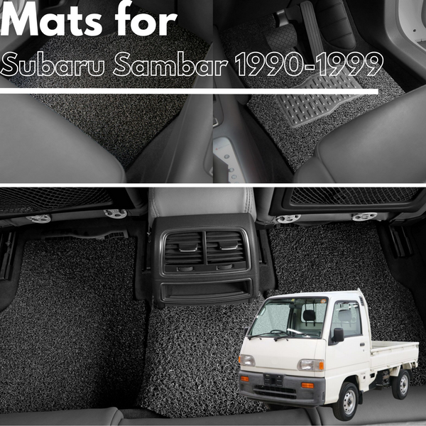 for Subaru Sambar Truck1990-1999, Premium Car Floor Mats