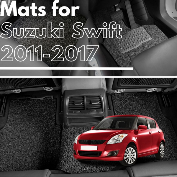for Suzuki Swift 2011-2017, Premium Car Floor Mats