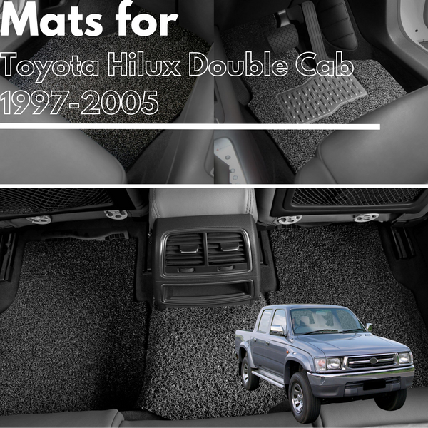for Toyota Hilux Double Cab 1997-2005, Premium Car Floor Mats