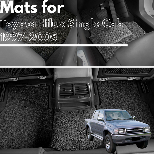 for Toyota Hilux Single Cab 1997-2005, Premium Car Floor Mats