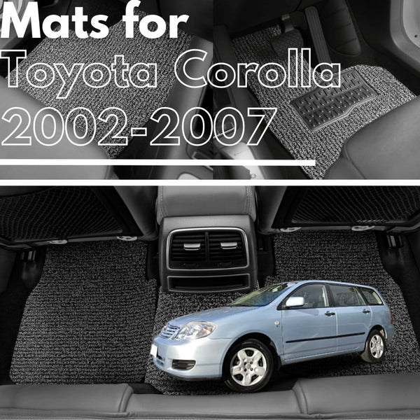 for Toyota Corolla Hatch/Sedan (E120/130)2002-2007, Premium Car Floor Mats
