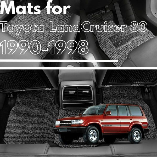 for Toyota LandCruiser 80 1990-1998, Premium Car Floor Mats