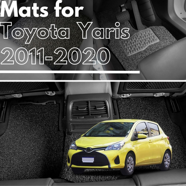 for Toyota Yaris (Hatch) 2011-2020, Premium Car Floor Mats