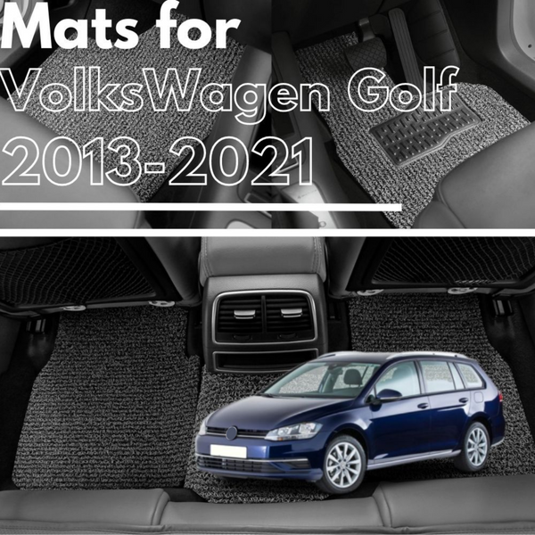 for VolksWagen Golf Hatch/Wagon (MK7)2013-2021, Premium Car Floor Mats