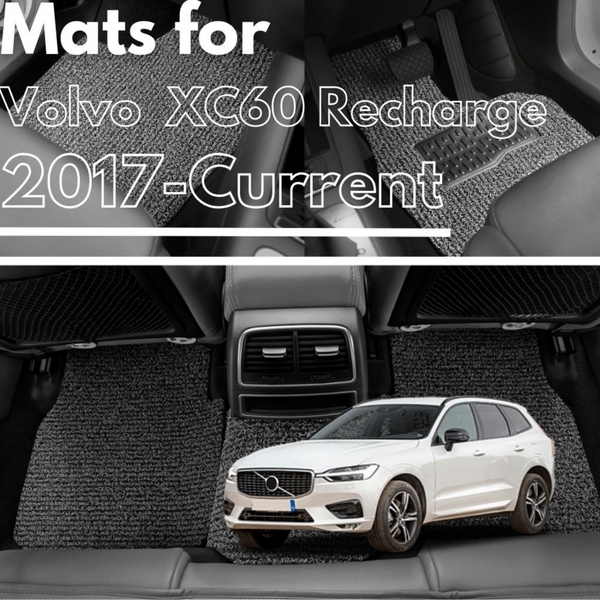 for Volvo XC60 Recharge 2017-Current, Premium Car Floor Mats