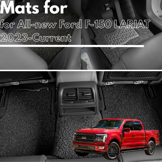 for All-new Ford F-150 LARIAT 2023-Current , Premium Car Floor Mats, New Arrival!