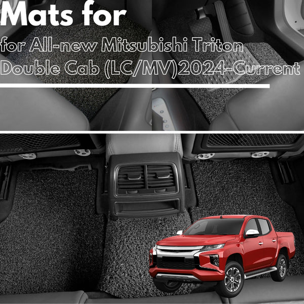 for All-new Mitsubishi Triton Double Cab (LC/MV)2024-Current , Premium Car Floor Mats, New Arrival!