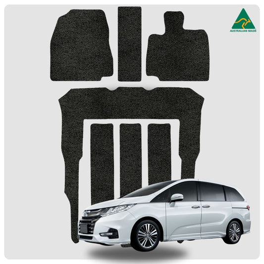 for Honda Odyssey Luxury 7 Seater (ViL)2014-2020, Premium Car Floor Mats