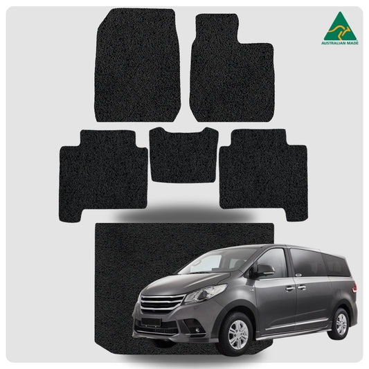 for LDV G10 People Mover (7 seater)2015-Current, Premium Car Floor Mats
