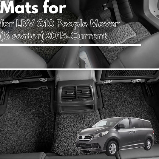for LDV G10 People Mover (8 seater)2015-Current, Premium Car Floor Mats