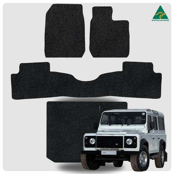 for Land Rover Defender 110 1990-2007, Premium Car Floor Mats