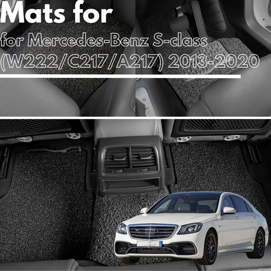 for Mercedes-Benz S-class (W222/C217/A217) 2013-2020, Premium Car Floor Mats