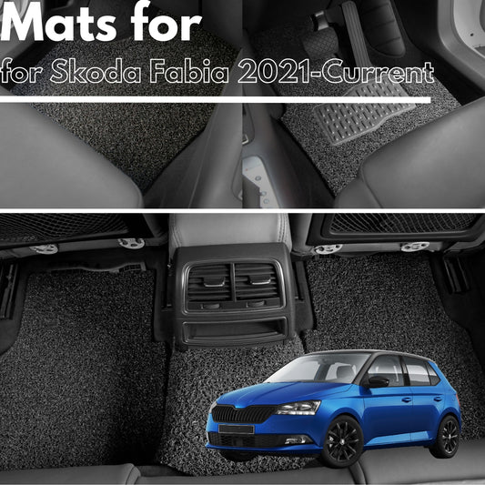 for Skoda Fabia 2021-Current, Premium Car Floor Mats