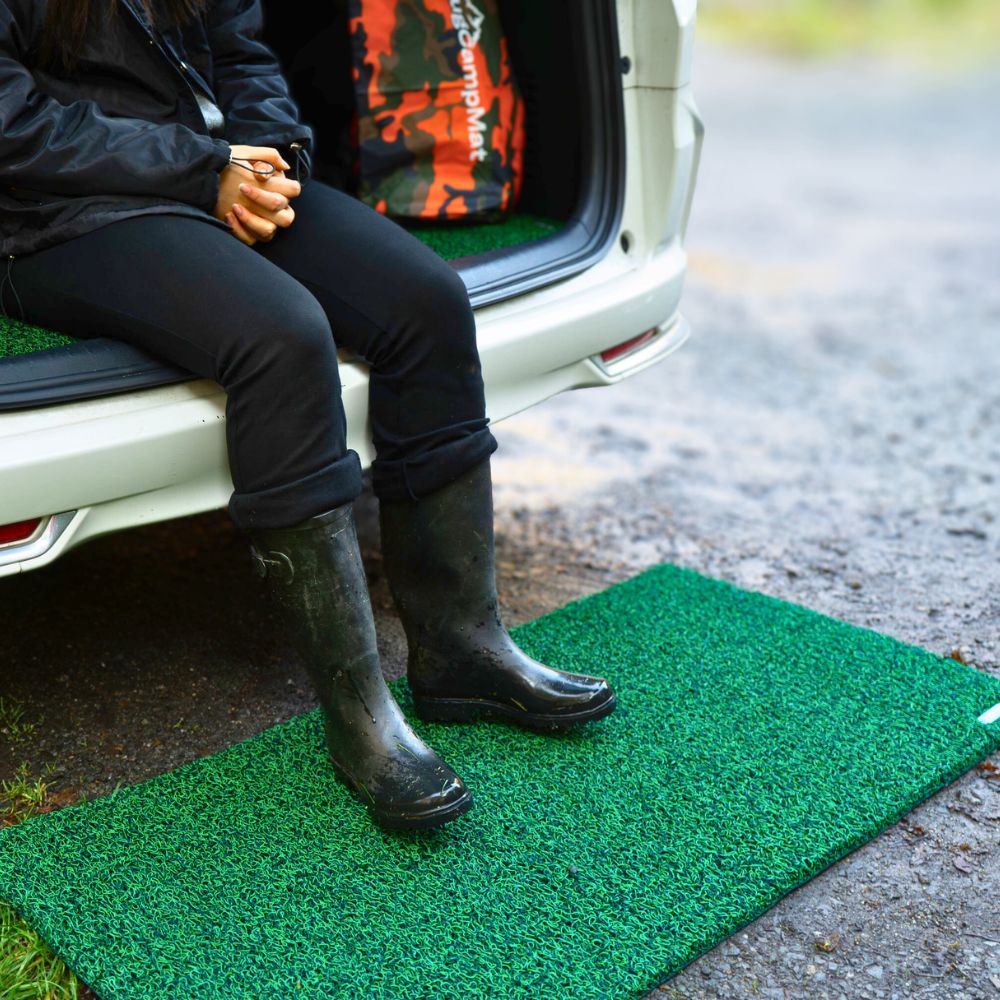 Snug Step Mat: Ultra-Thick Dirt-Trapping Mat for Door, Tent, Caravan