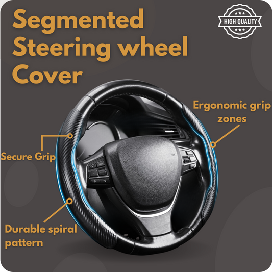 Segmented Steering Wheel Cover | Universal Fit