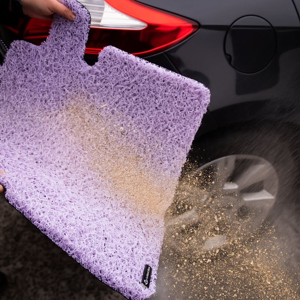 Jacaranda Mist mat anti-slip backing and grip