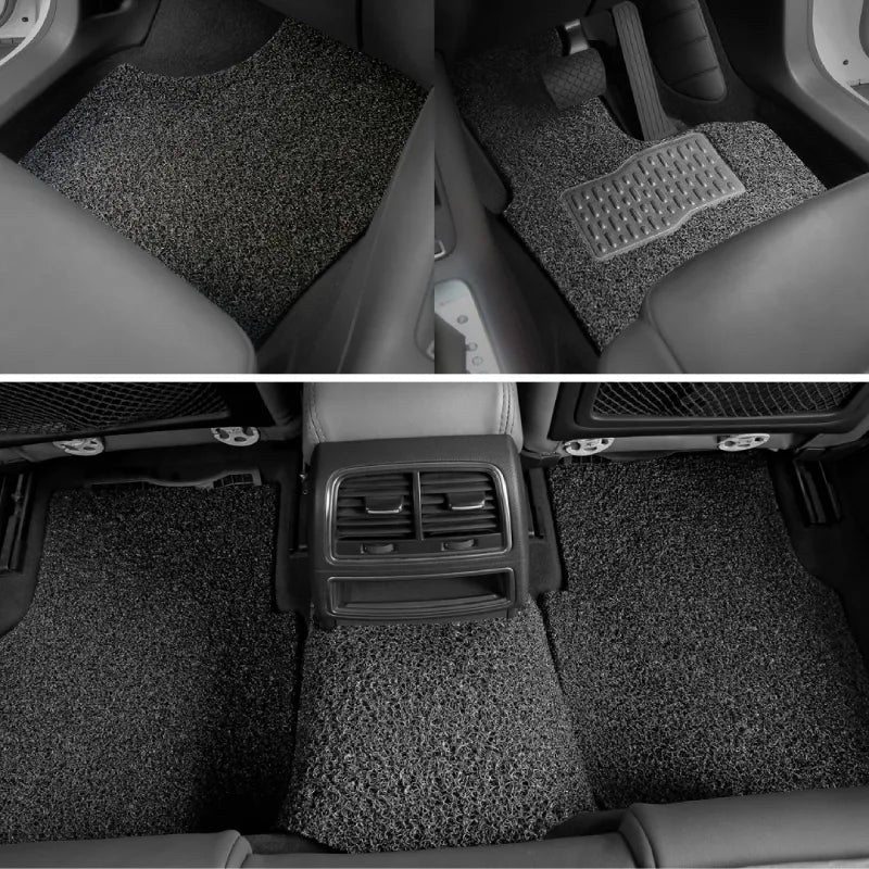 Full set of fitted black CarMatsCulture Honeycomb Mats